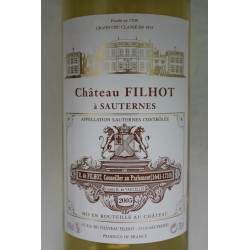 Château Filhot 2005 Grand cru classé de Sauternes Bordeaux